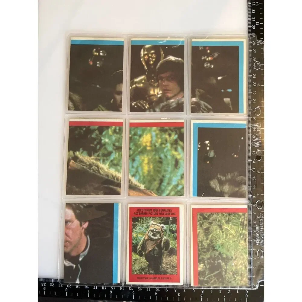 1983 Topps Star Wars Return of The Jedi Series 1 Set Of 24 Yoda Luke Leia Chewy